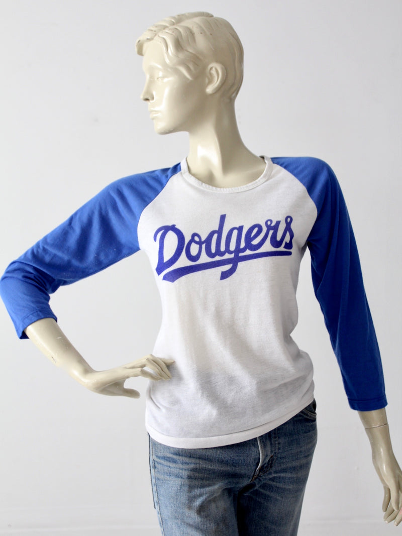 womens dodgers baseball tee