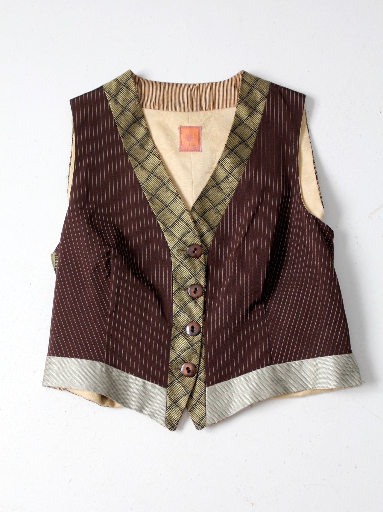 vintage Italian silk vest – 86 Vintage