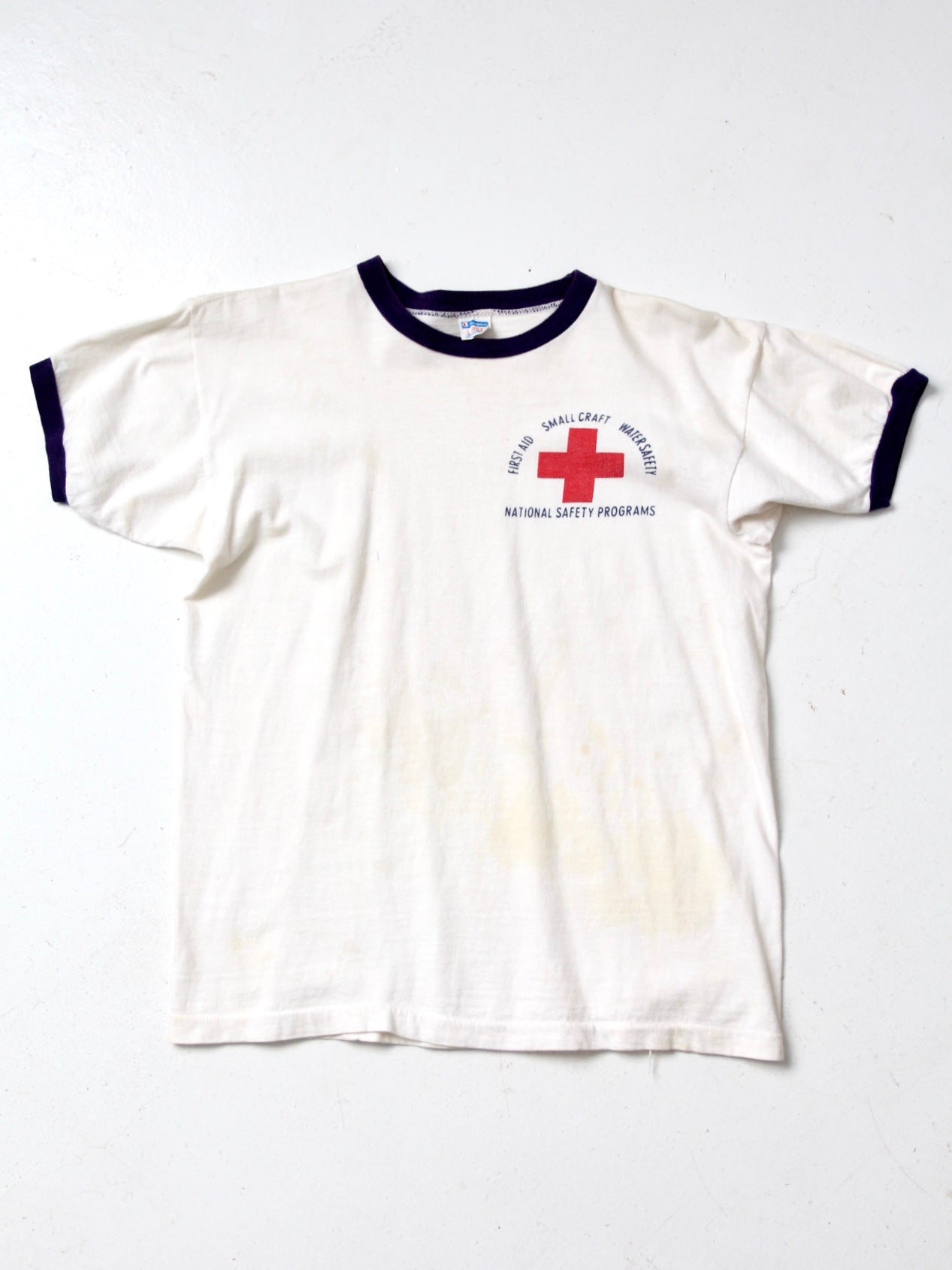 vintage Champion graphic ringer tee – 86 Vintage