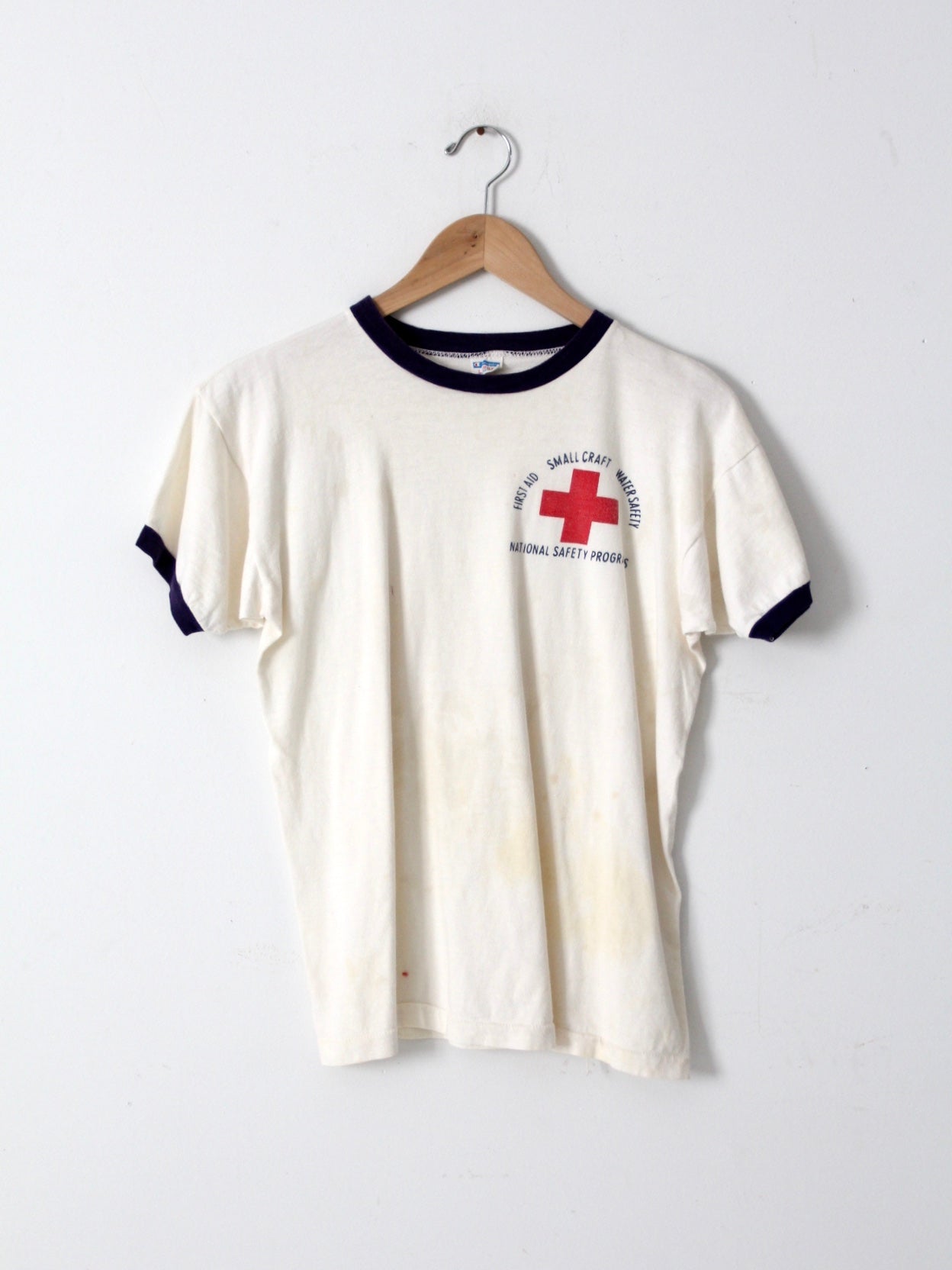 vintage Champion graphic ringer tee – 86 Vintage