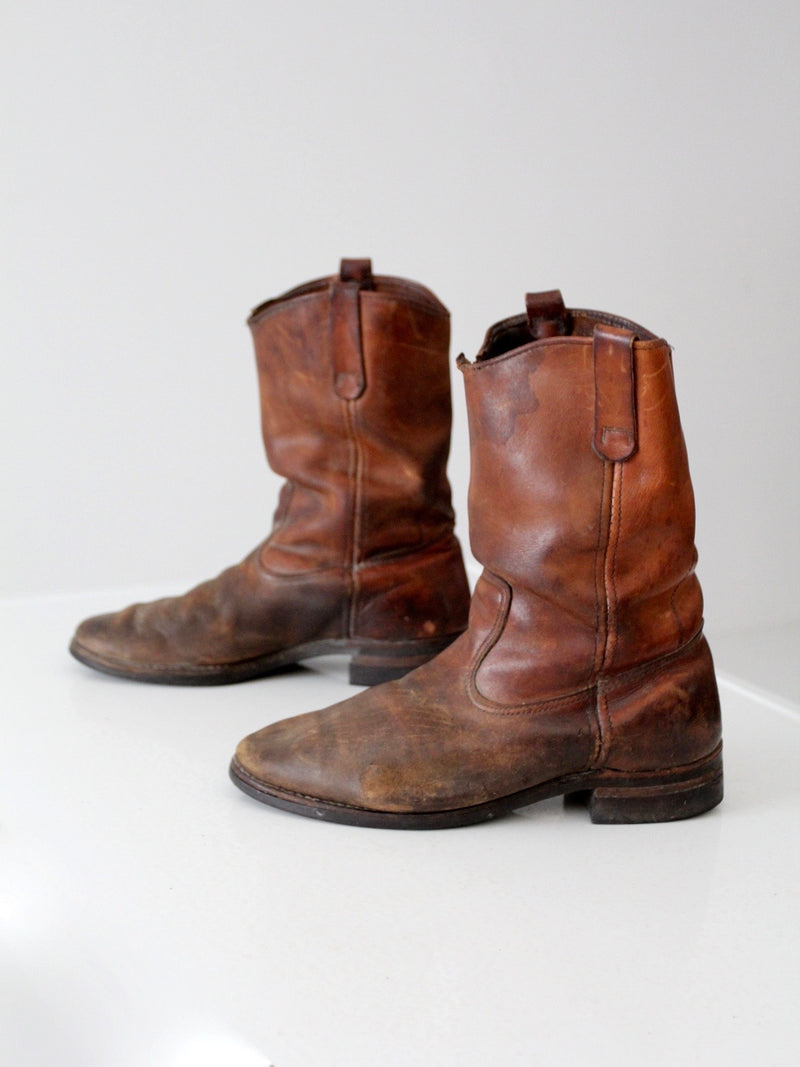 vintage leather work boots by Red Wing – 86 Vintage
