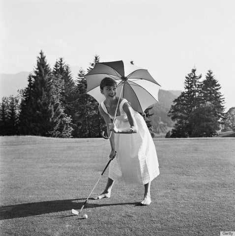 golf image with Audrey Hepburn