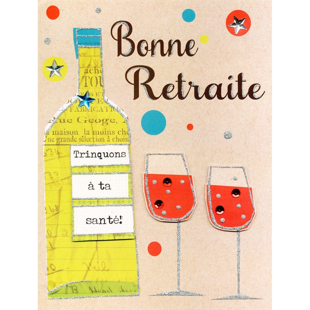 Carte Gigantesque Bonne Retraite Party Expert