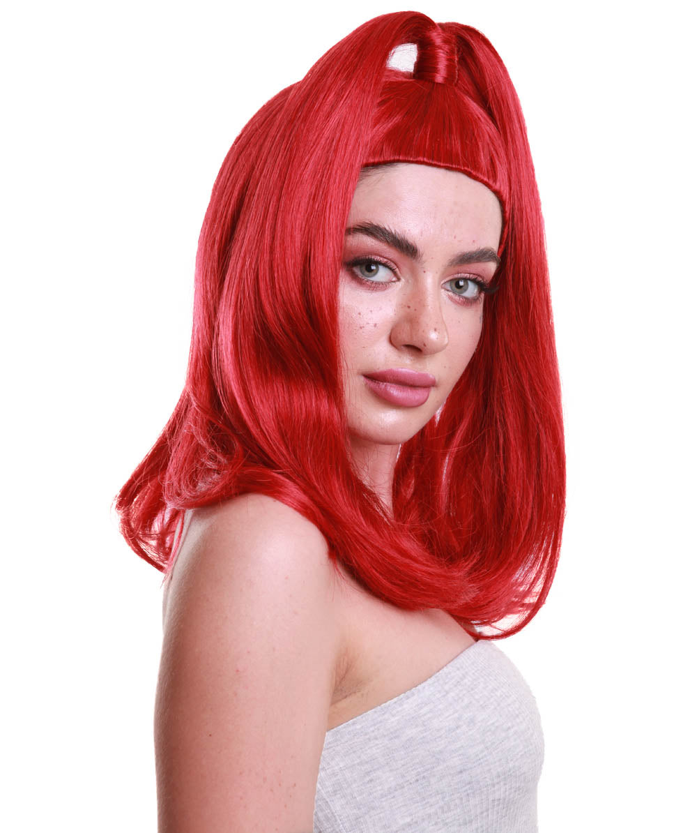 halloween wigs red