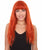 Freya Adult Women's 20" Inch Long Length Straight 1/4x13 Lace Natural Deep Red Hairline Beauty Wig with Bangs, 100% Heat Resistant Fibers, Perfect for your Everyday Wear and Styling to your Expectations! -   Wig,  | NU