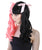 Melanie Ponytail Wig With Pink Ribbons