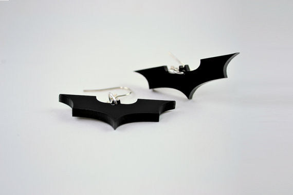 Batman The Dark Knight Rises Earrings - Laser Cut Acrylic – LicketyCut