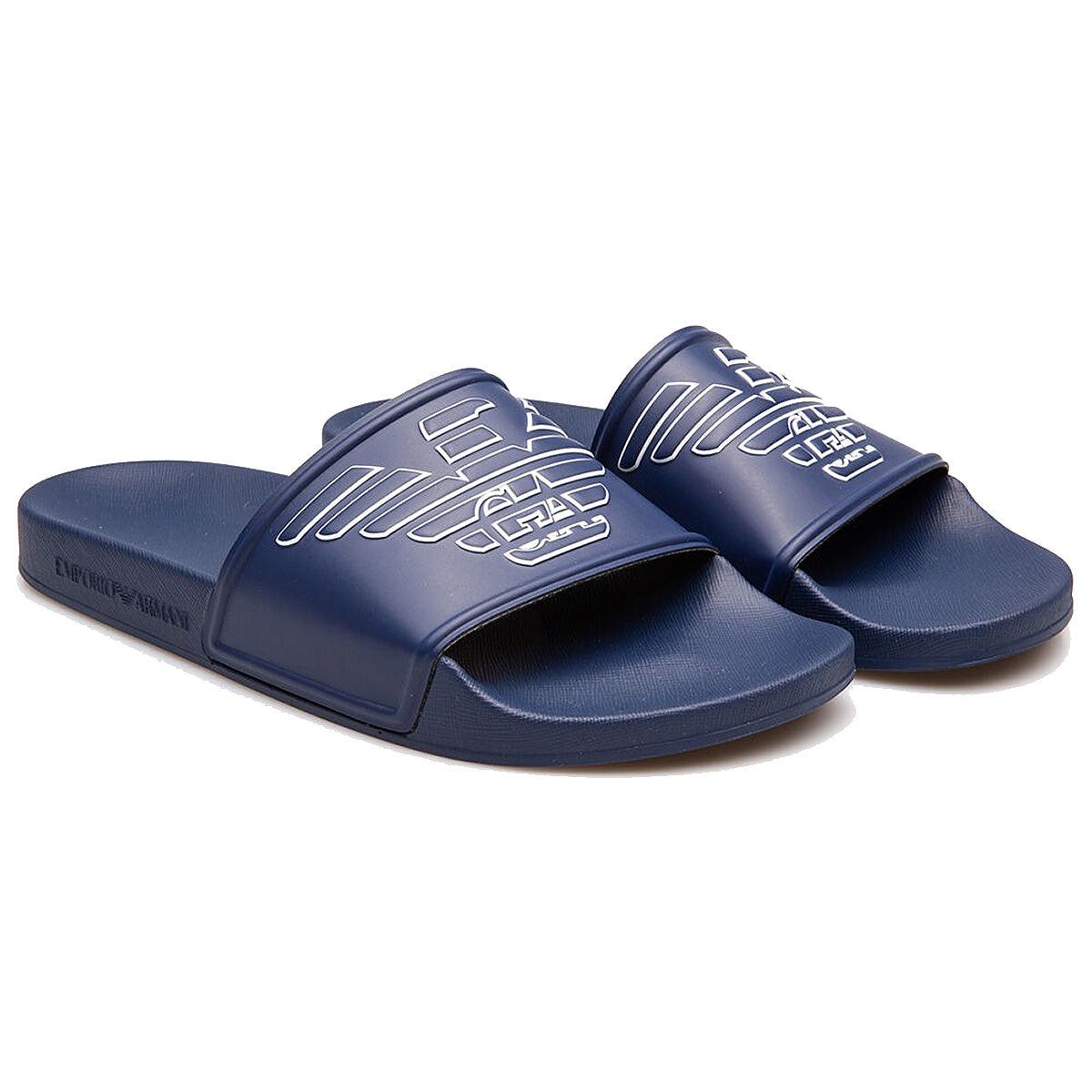 Emporio Armani Mens Sandals Flip Flops Navy XVPS01 XN129 Q741 – Mersey  Sports