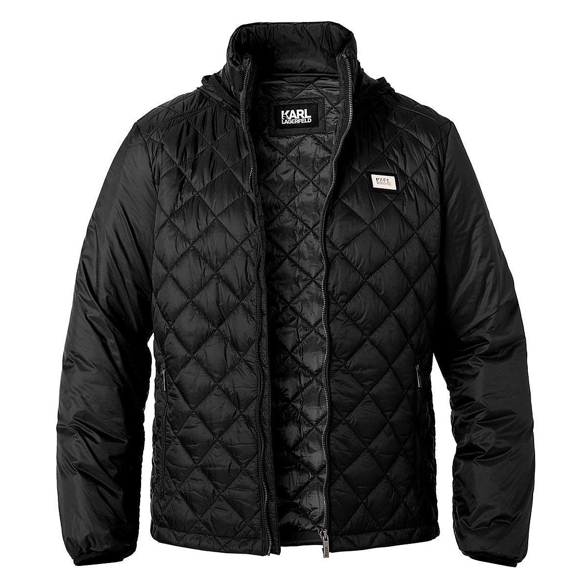 materiaal Document Wissen Karl Lagerfeld Mens Jacket Hooded Blouson Black 505024 524591 990 – Mersey  Sports