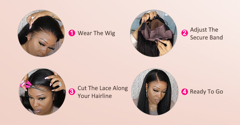 What is a glueless wig? A glueless wig is made using the elastic band , Headband Wigs