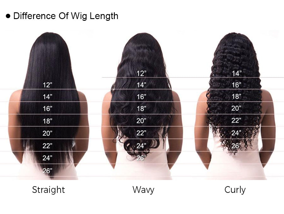 13x6 Lace Frontl Wig 180% Density Long Straight Human Hair Wigs Pre ...