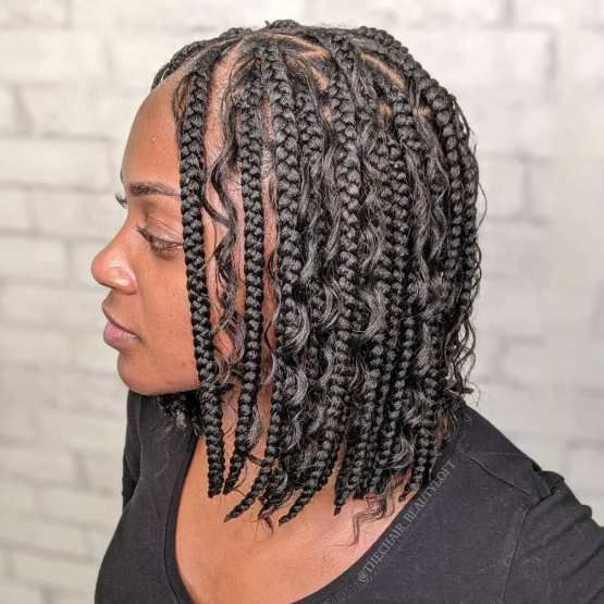 Bob Bohemian Box Braids