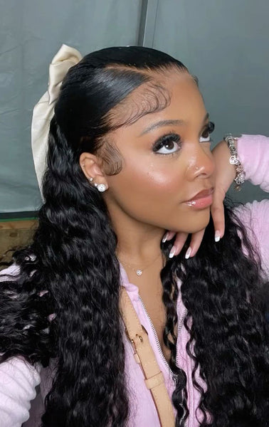 Bow On Frontal Wig