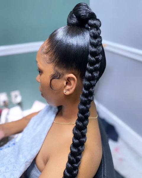 Braided Side Ponytail