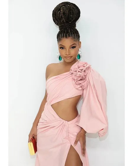 Halle Bailey's Braided Top Knot