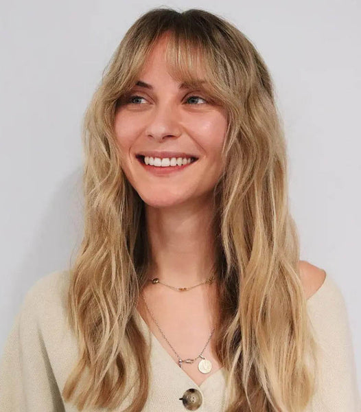 How to Style Bottleneck Bangs