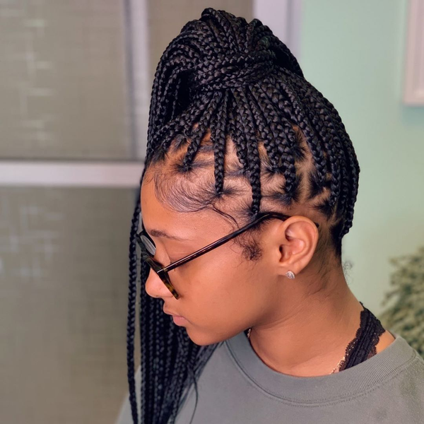 Knotless Braids Ponytail