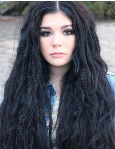 Messy Crimped Hairstyle