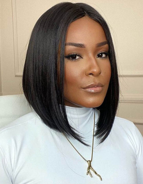 Sleek Long Layers Bob