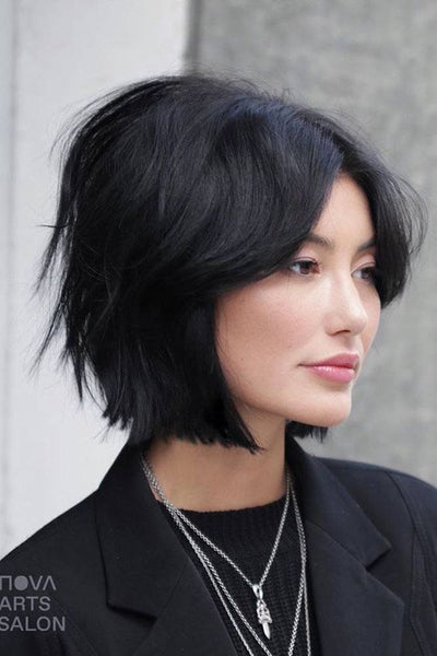 Textured Layered Bob