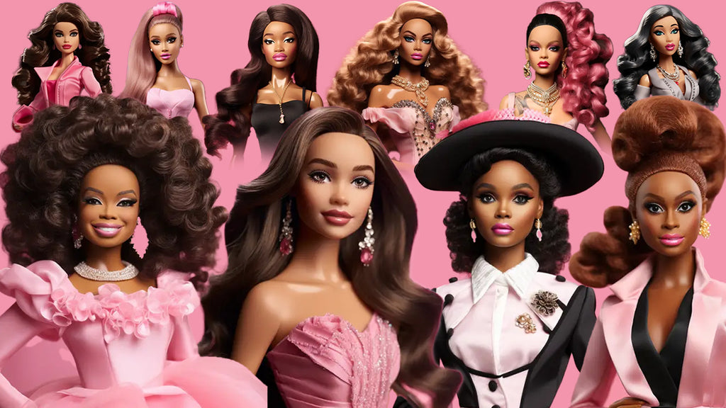 barbie doll hairstyles for black girl