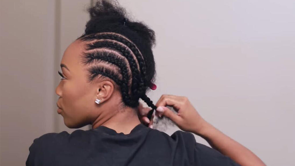 how to braid hair for wig