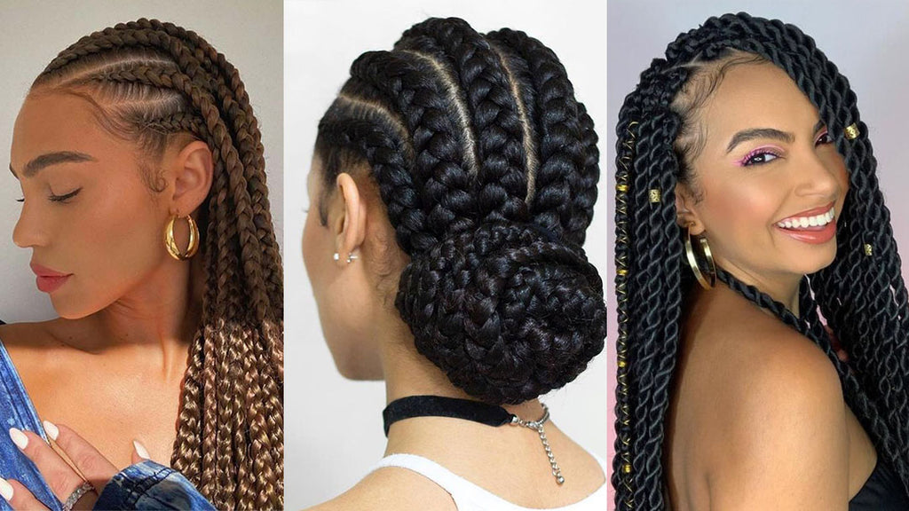 25 Trendy Protective Styles for Natural Hair | Quick black hairstyles,  Black women hairstyles, Braided hairstyles for black women