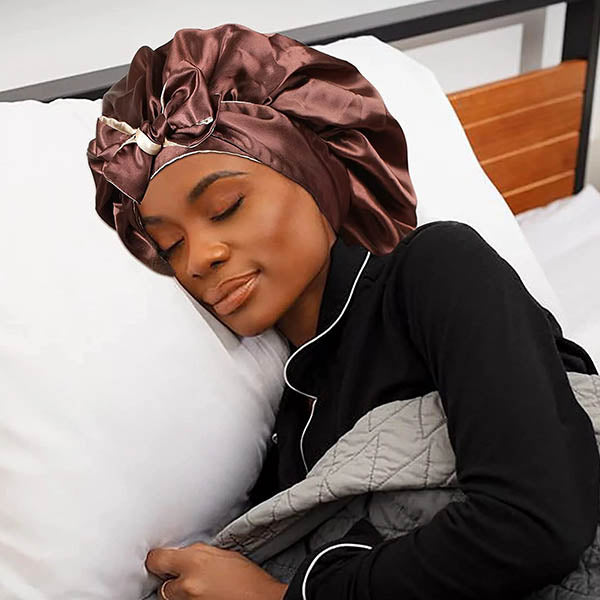 sleep in your wig with satin bannet