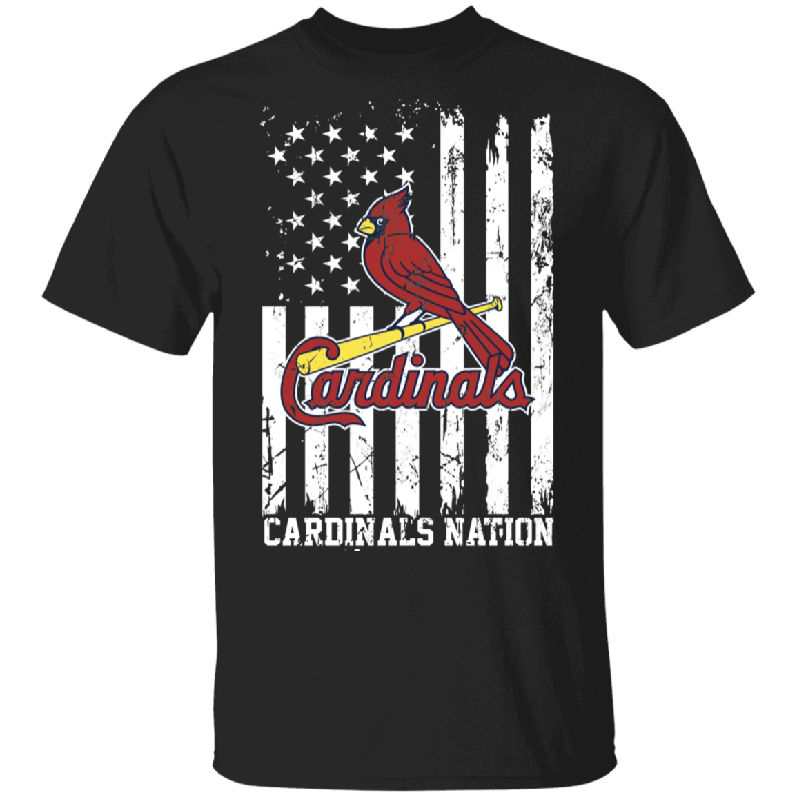 MLB St. Louis Cardinals Logo American Flag T-Shirt – FRENDSTER