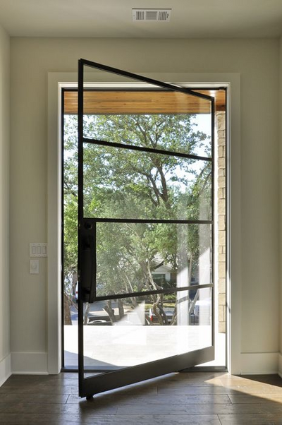 Zen Steel Frame Glass Pivot Door – Zen Doors