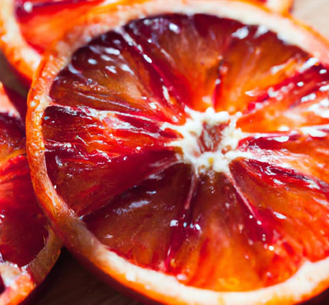 blood orange slices for extraction - Culinary Solvent