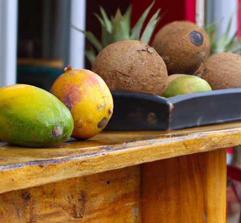 diy perfumers coconut mangos outdoor display - Culinary Solvent