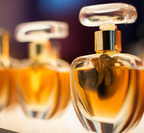 diy hobbyists amber perfumes lined on display - Culinary Solvent