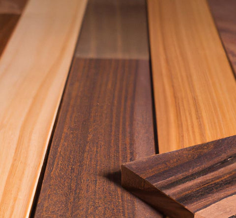 diy shellac wood planks on workbench - Culinary Solvent