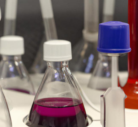 researchers scientists ethanol in bottles laboratory - Culinary Solvent