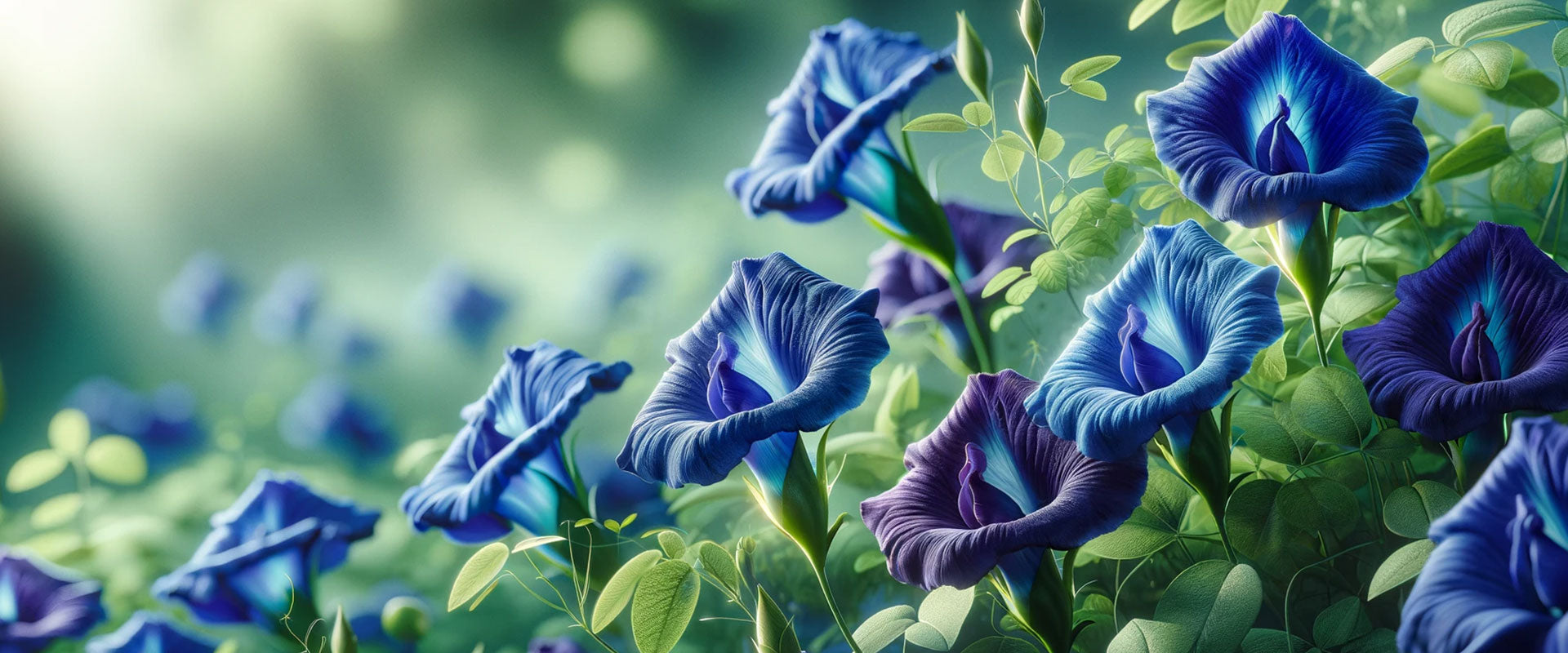 butterfly pea flowers for natural blue food coloring dye