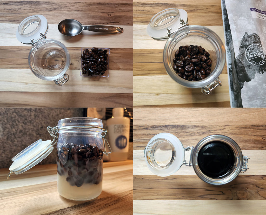 Coffee extract recipe steps - Culinary Solvent