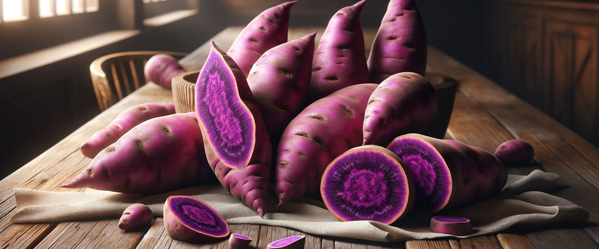 purple sweet potatoes for natural purple food coloring