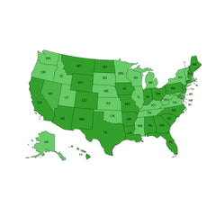 shipping alcohol for tincture rules map