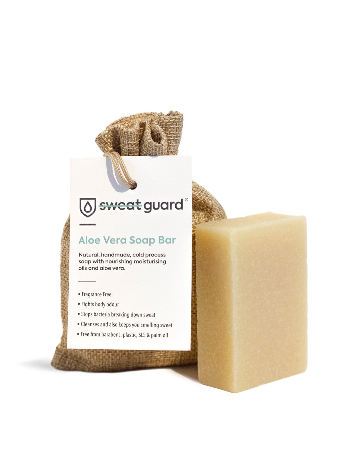 Aloe Vera Natural Soap Bar - SWEAT GUARD product image