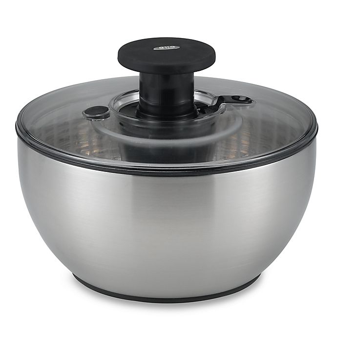 Steel salad spinner gift