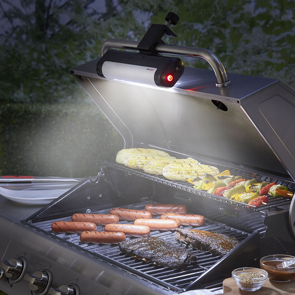 Lights for barbecue griller