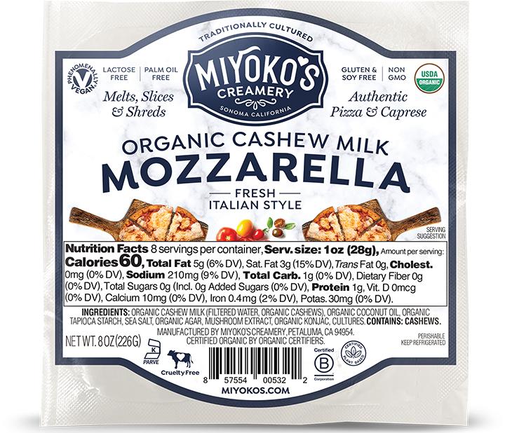 Vegan mozzarella for cheese gift b