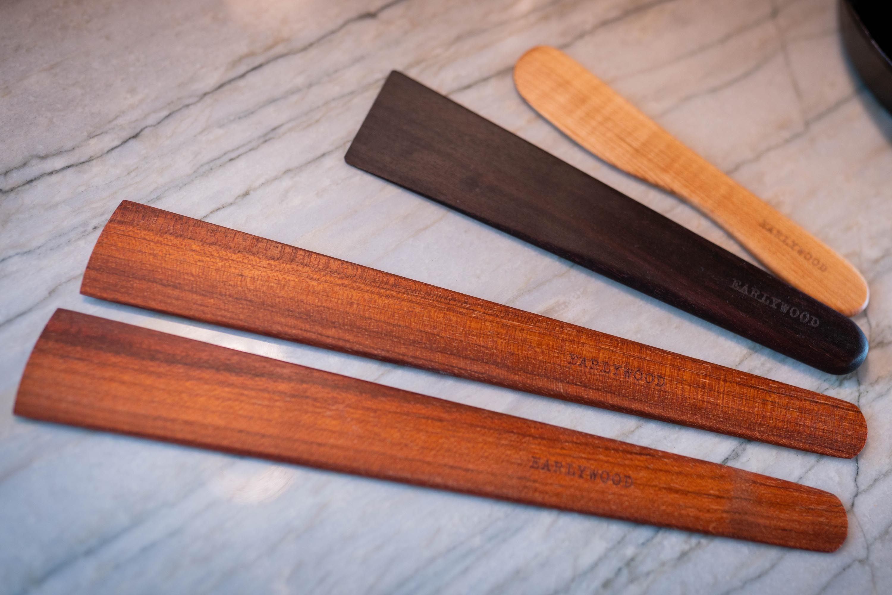 Flat Wooden Spatulas Present for Moms