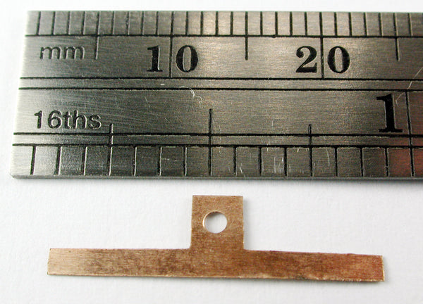 0.157 inches clearance on a ruler