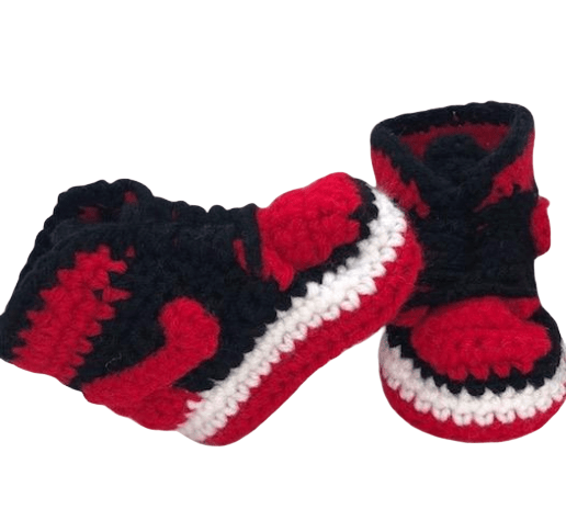 knitted nike baby shoes