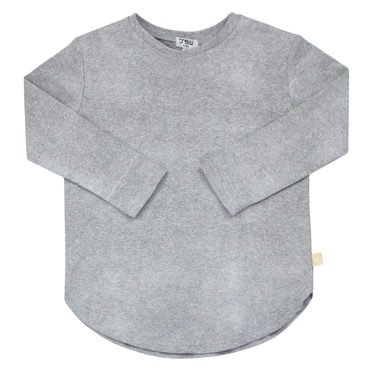 Crew Grey Cotton Dye Tee