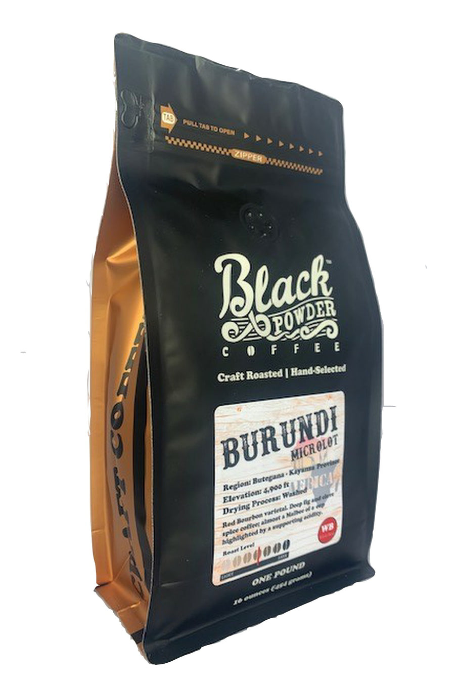 Burundi Microlot Craft Roasted Coffee | Black Powder ...