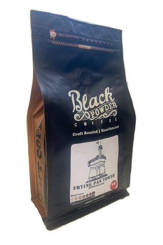 Frying Pan Tower Signature Blend 1lb and 5lb Bag Options Dark Roast