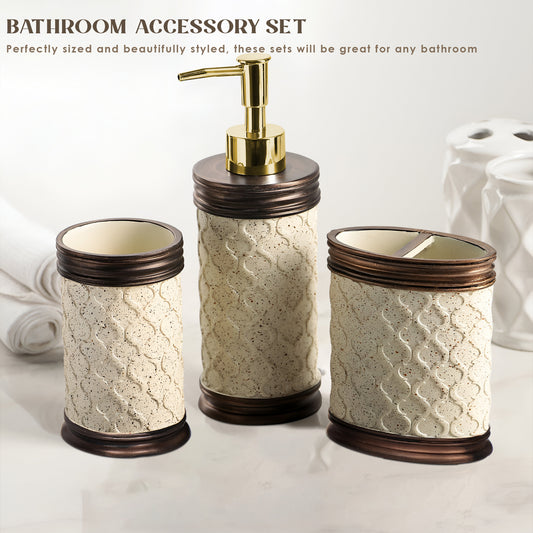 bathroom accessories set
